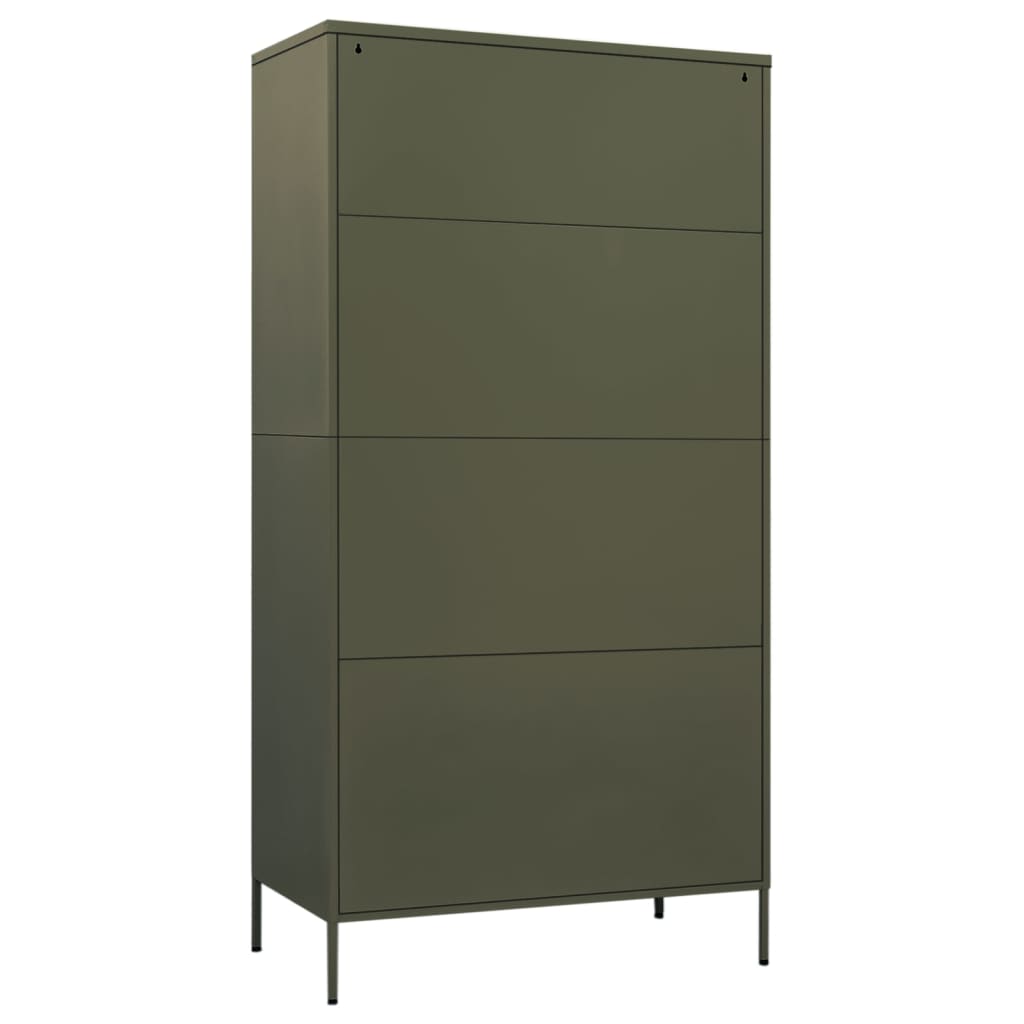 Garderob 90X50X180 Cm Stål