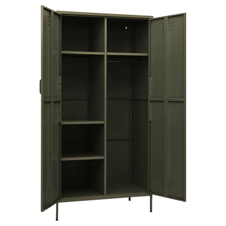 Garderob 90X50X180 Cm Stål