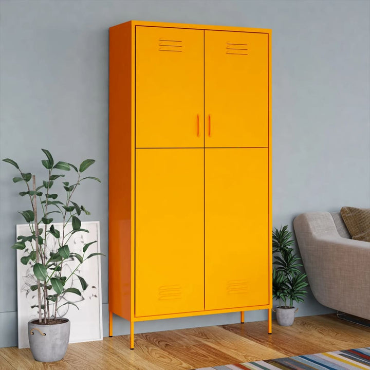 Garderob 90X50X180 Cm Stål