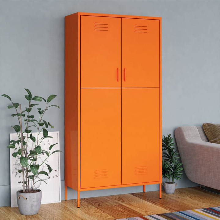 Garderob 90X50X180 Cm Stål
