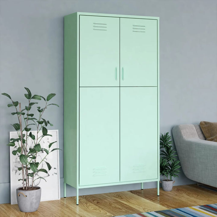 Garderob 90X50X180 Cm Stål