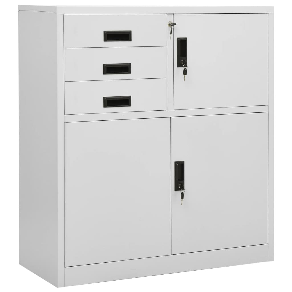 Dokumentskåp 90X40X102 Cm Stål
