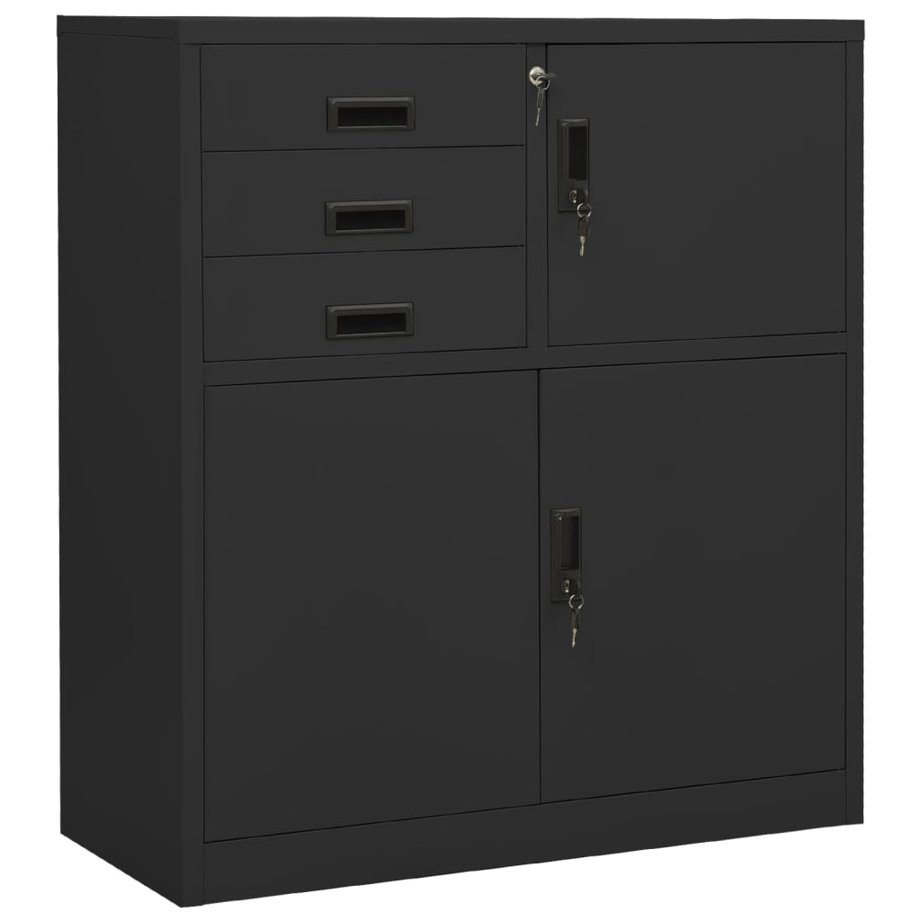 Dokumentskåp 90X40X102 Cm Stål