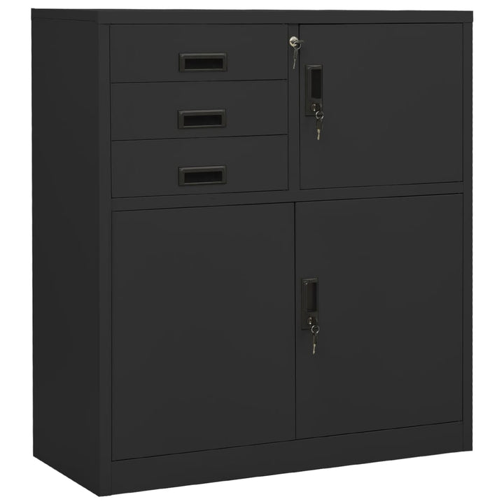 Dokumentskåp 90X40X102 Cm Stål