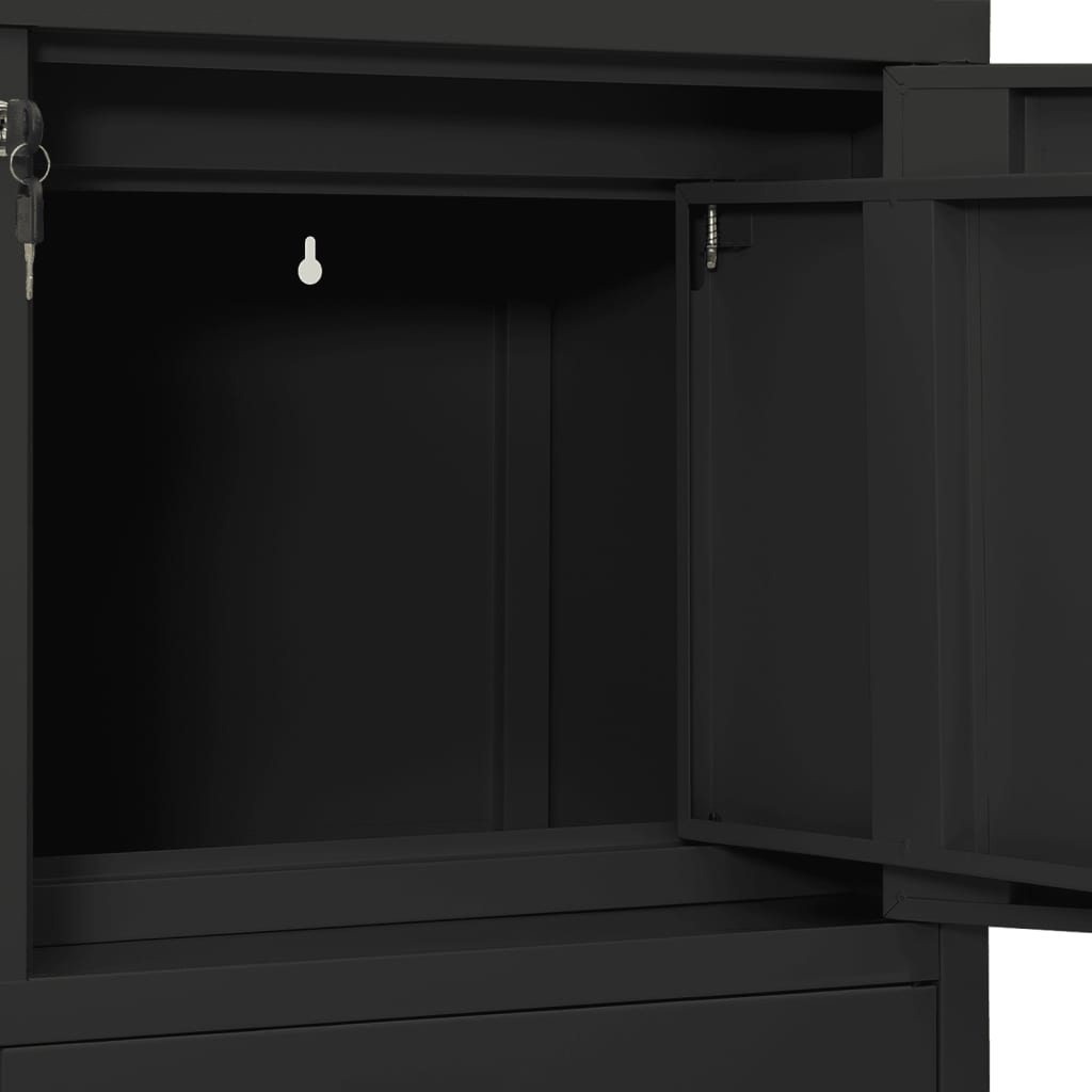 Dokumentskåp 90X40X102 Cm Stål