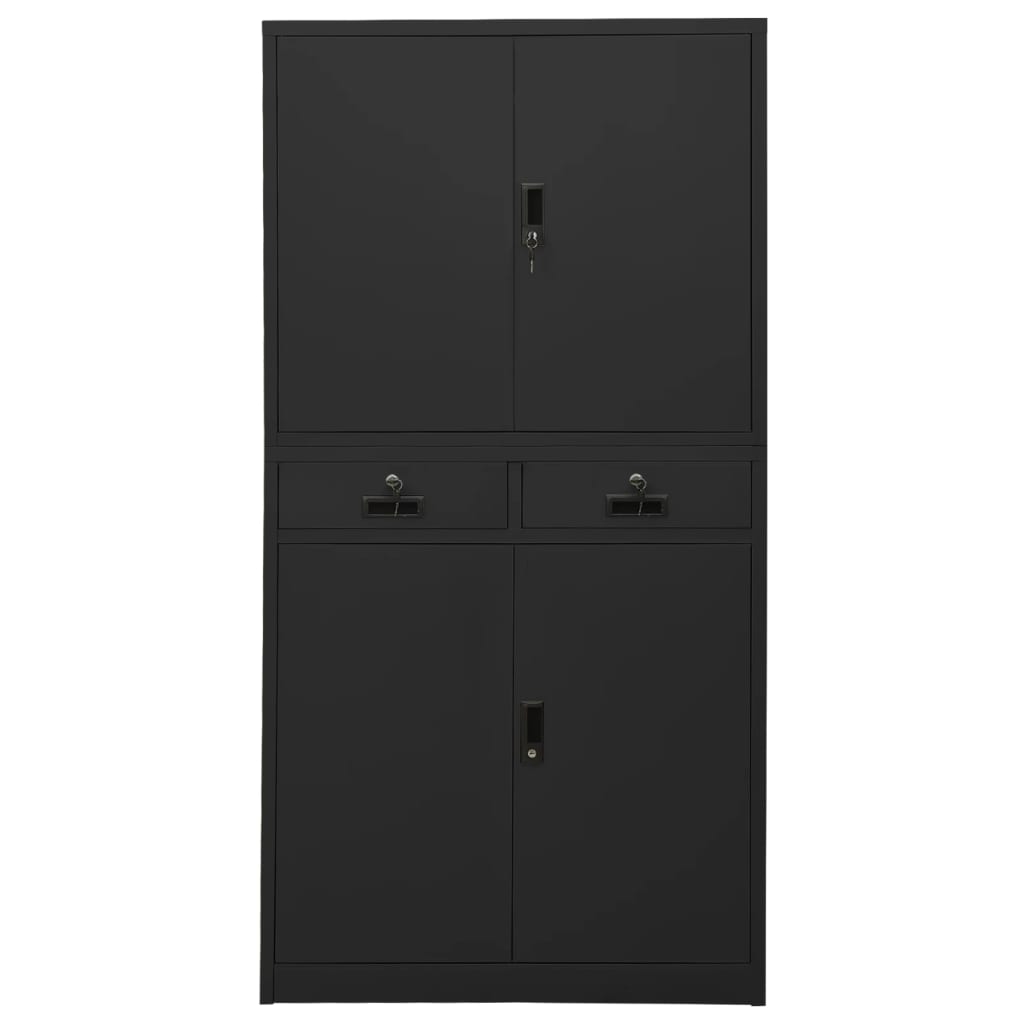 Dokumentskåp 90X40X180 Cm Stål