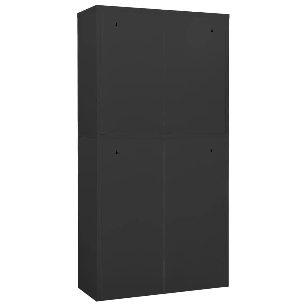 Dokumentskåp 90X40X180 Cm Stål