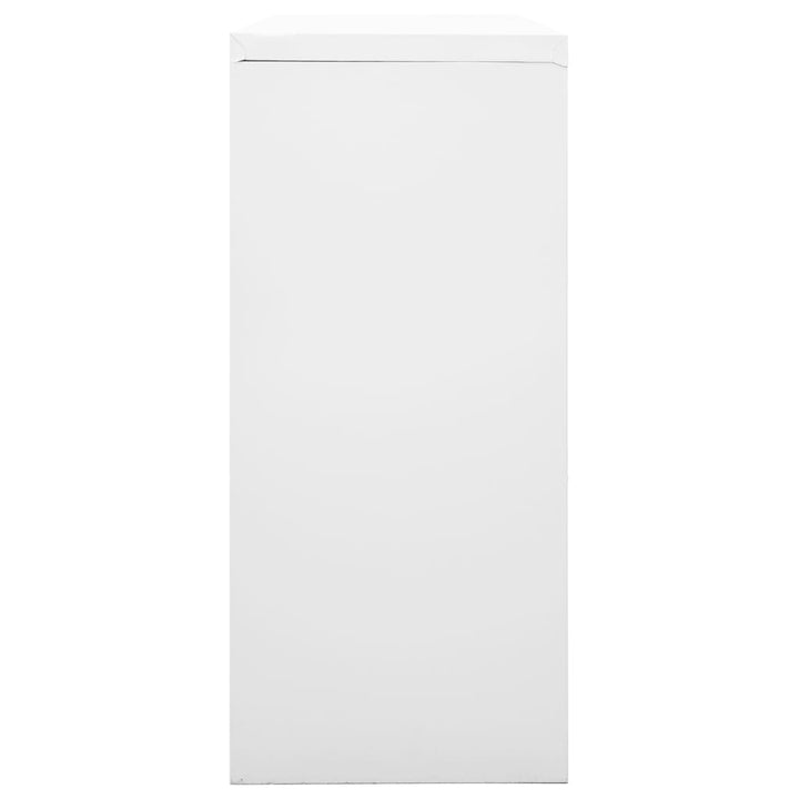 Dokumentskåp Med Skjutdörr 90X40X90 Cm Stål