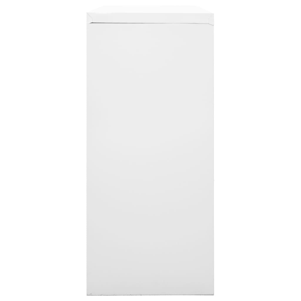 Dokumentskåp Med Skjutdörr 90X40X90 Cm Stål