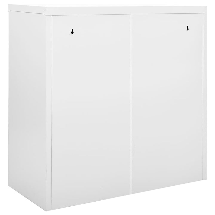 Dokumentskåp Med Skjutdörr 90X40X90 Cm Stål