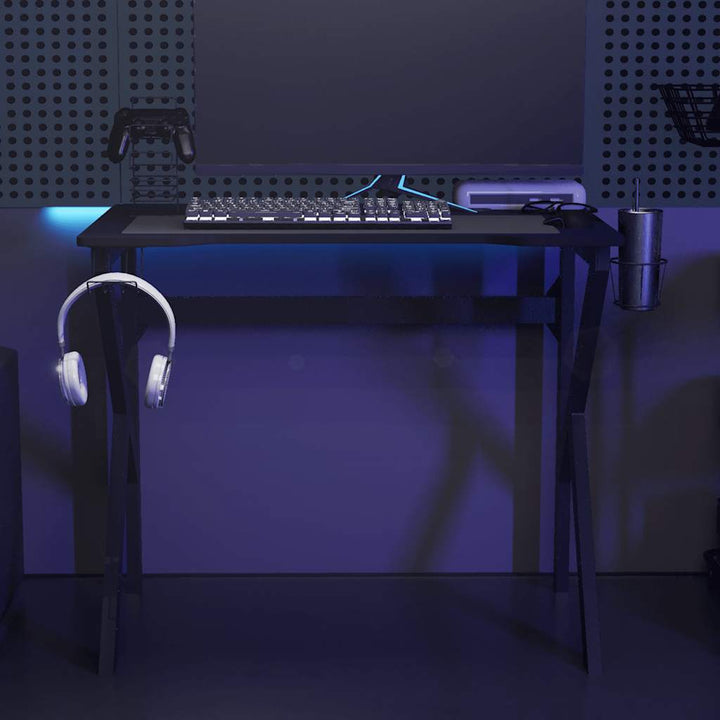 Gamingskrivbord Med K-Formade Ben