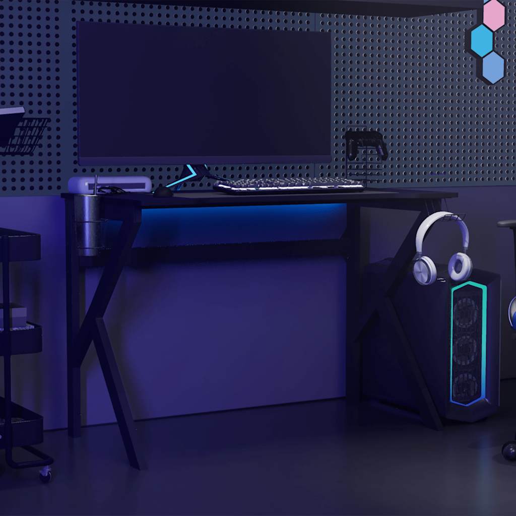 Gamingskrivbord Med K-Formade Ben