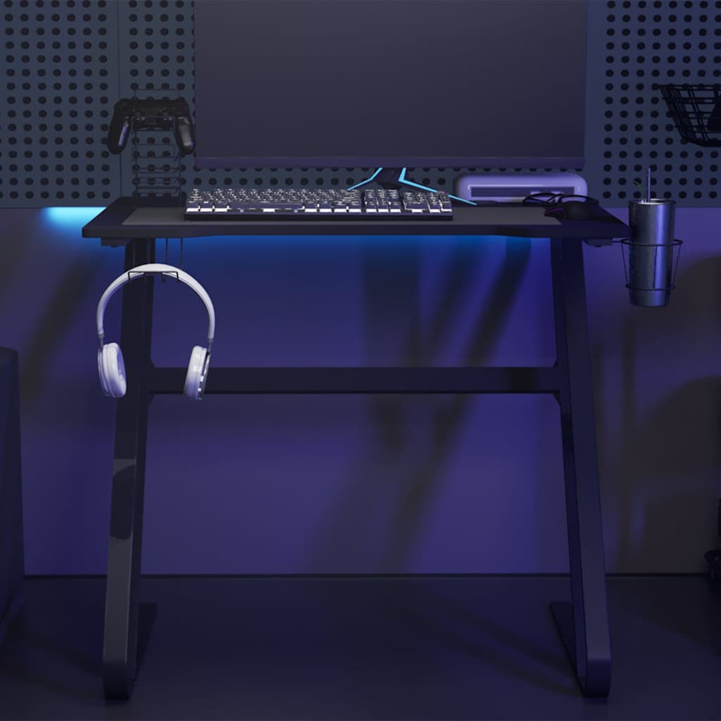 Gamingskrivbord Med Zz-Formade Ben