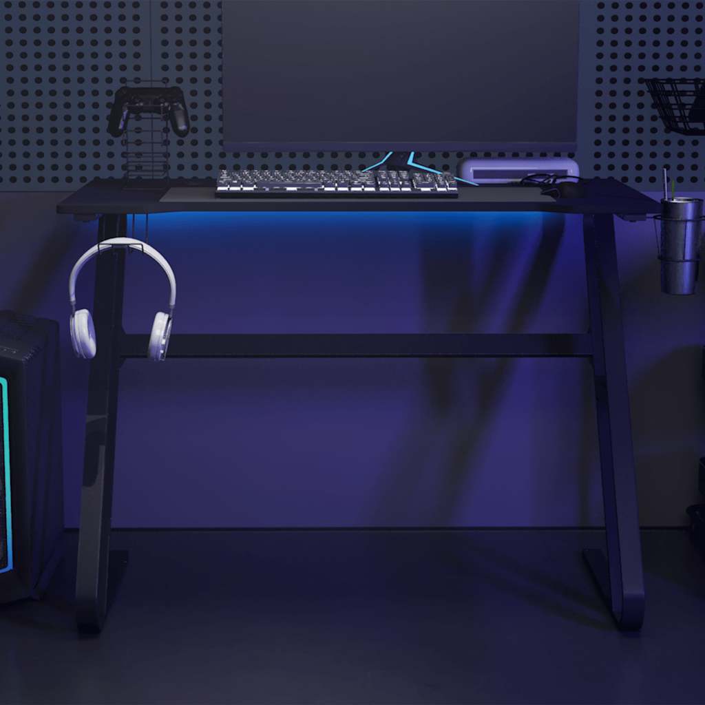 Gamingskrivbord Med Zz-Formade Ben