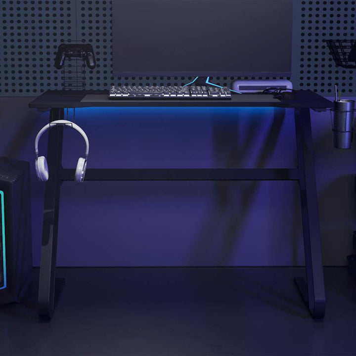 Gamingskrivbord Med Zz-Formade Ben