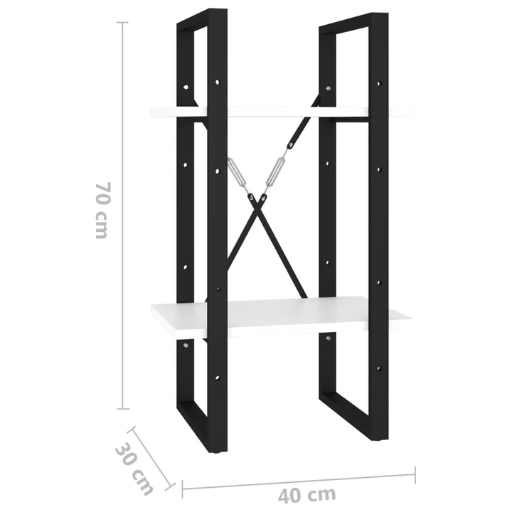 Bokhylla 2 Hyllplan 40X30X