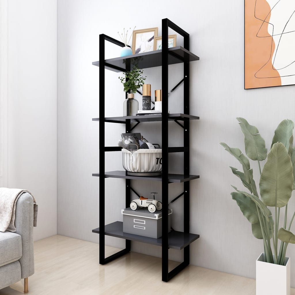 Bokhylla 2 Hyllor Sonoma-Ek 60X30X
