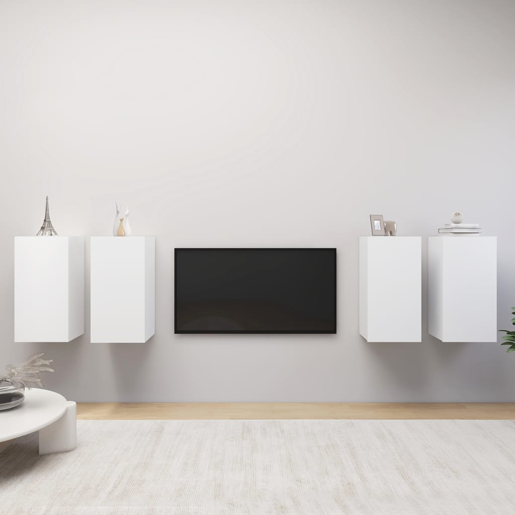 Tv-Bänk 4 St 30,5X30X Konstruerat Trä
