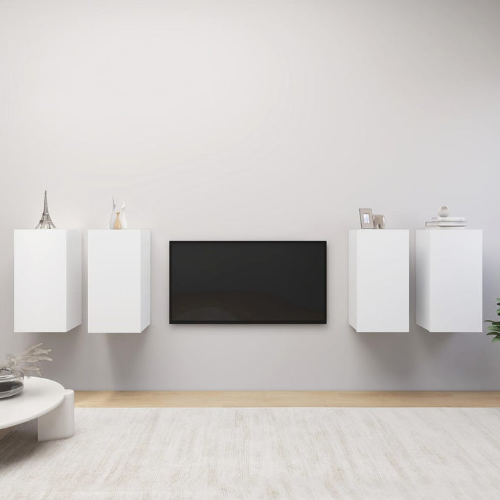 Tv-Bänk 4 St 30,5X30X Konstruerat Trä