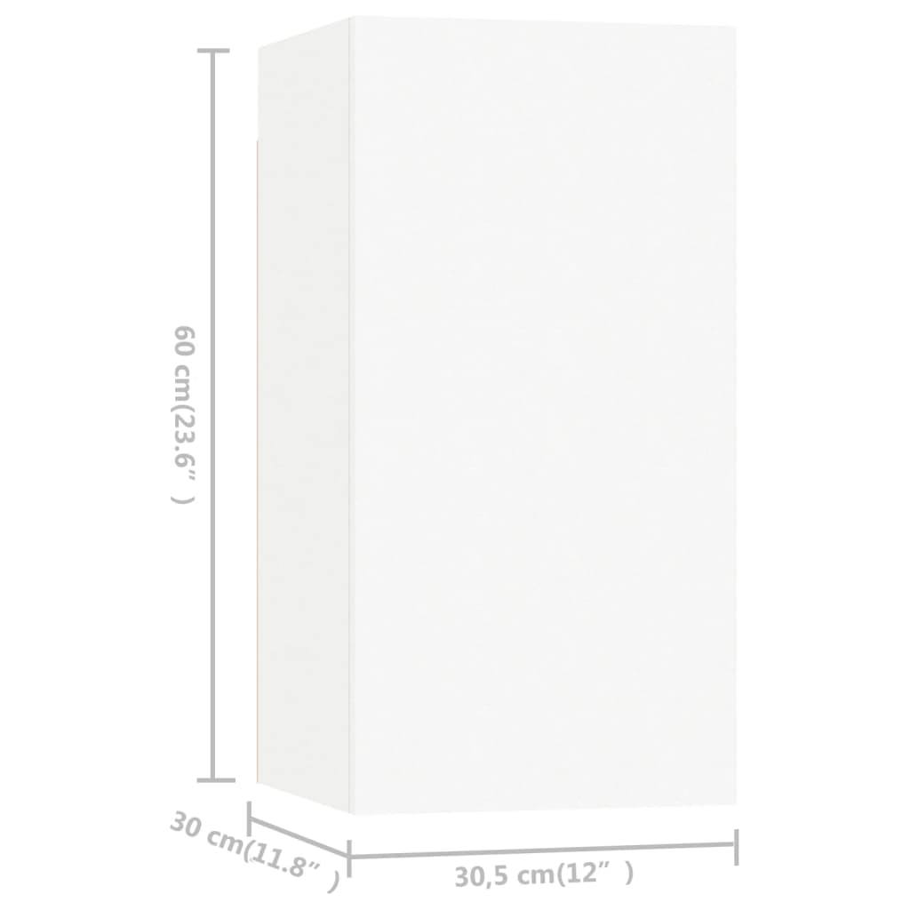 Tv-Bänk Set 7 St 30,5X30X60 Cm Konstruerat Trä