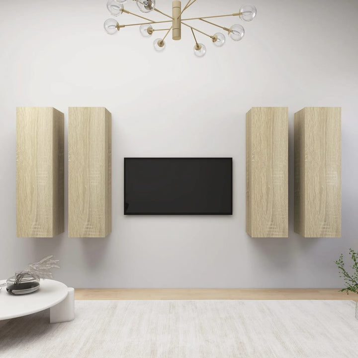 Tv-Bänk 4 St 30,5X30X Konstruerat Trä