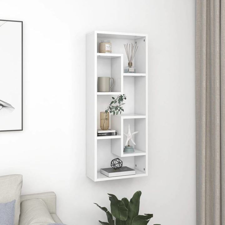 Vägghylla 36X16X90 Cm Konstruerat Trä
