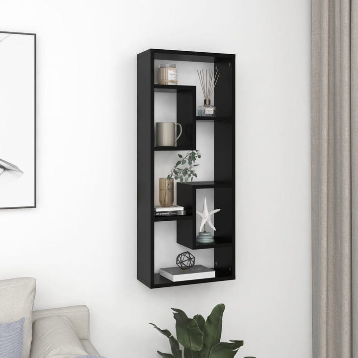 Vägghylla 36X16X90 Cm Konstruerat Trä