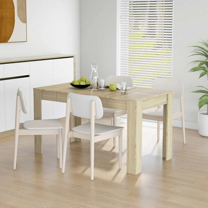 Matbord 140X74,5X76 Cm Konstruerat Trä