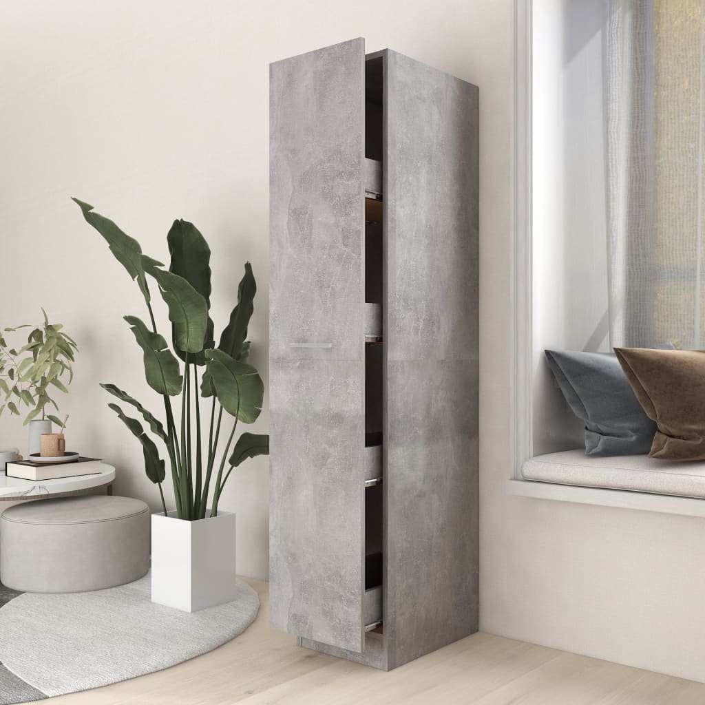 Apoteksskåp 30X42,5X150 Cm Konstruerat Trä