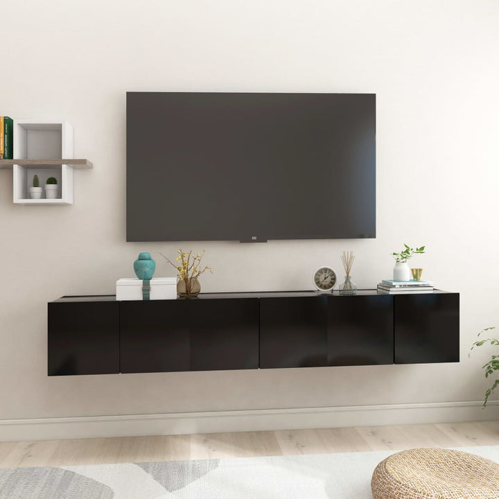 Tv-Bänkset 3 Pcs Brun Konstruerat Trä