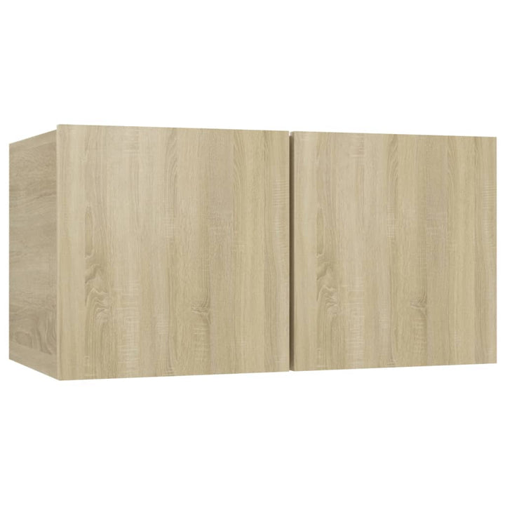 Väggmonterat Tv-Skåp Sonoma-Ek 60X30X30 Cm