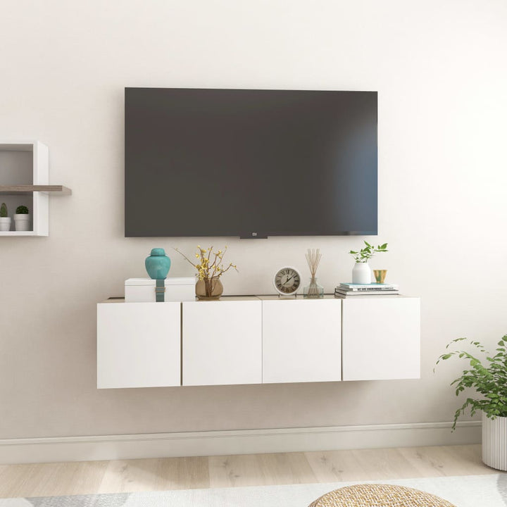 Tv-Bänkset 3 Pcs Brun Konstruerat Trä