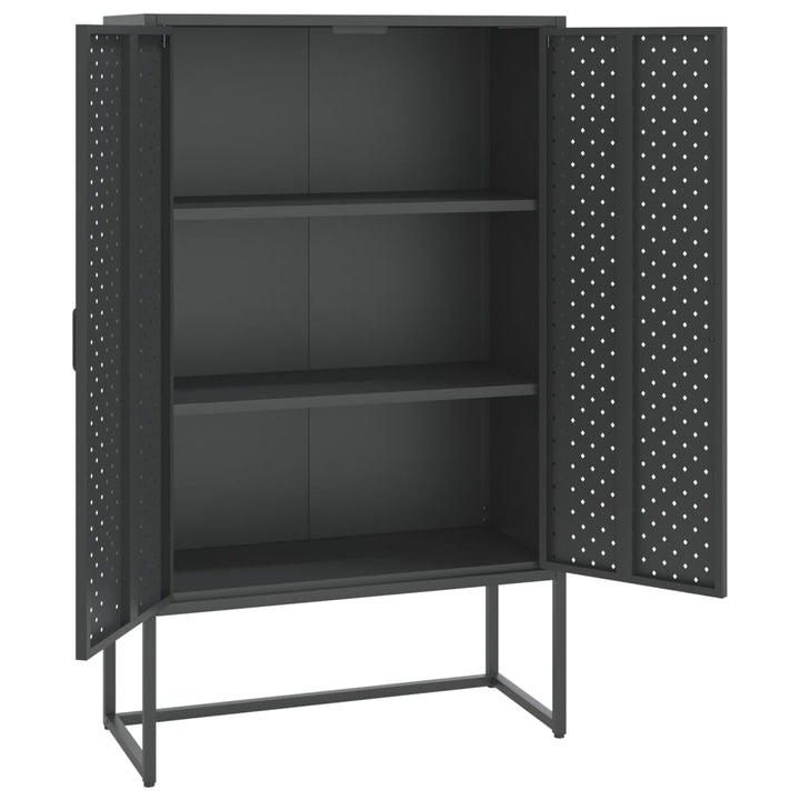 Högskåp 80X35X135 Cm Stål