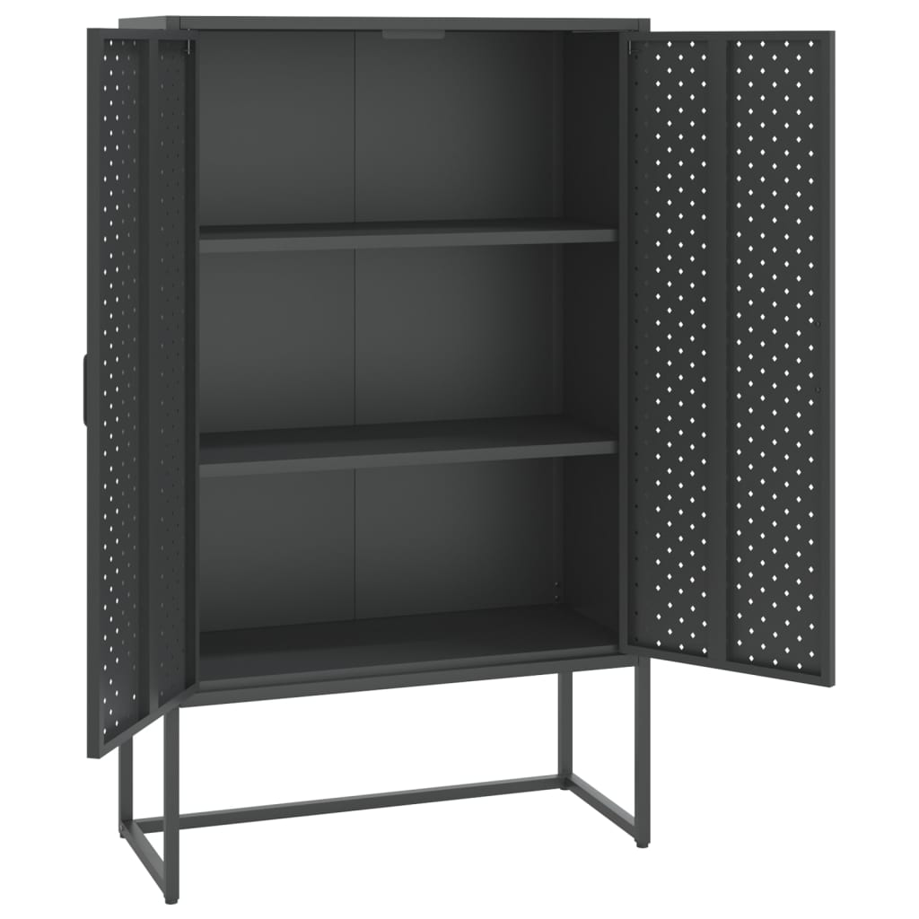 Högskåp 80X35X135 Cm Stål