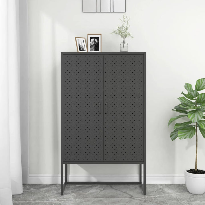 Högskåp 80X35X135 Cm Stål