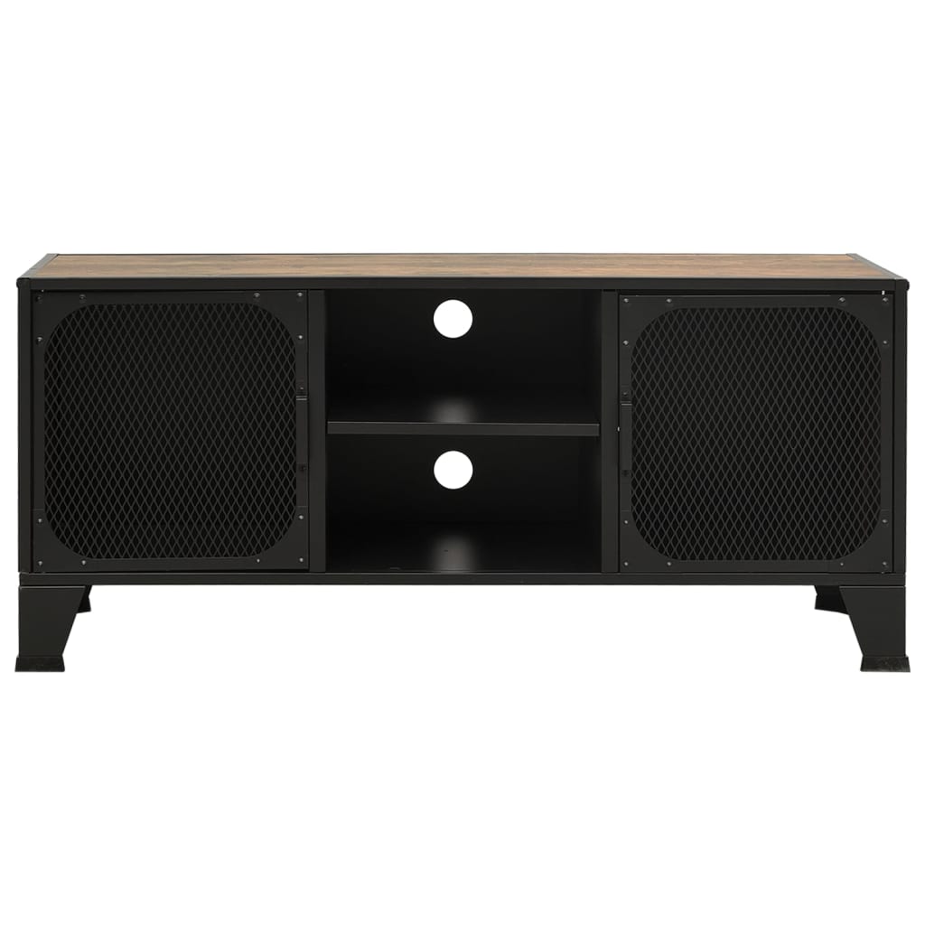 Tv-Skåp 105X36X47 Cm Metall Och Mdf