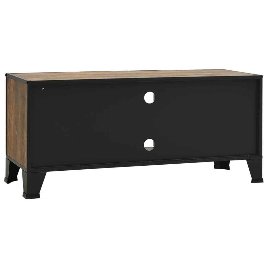 Tv-Skåp 105X36X47 Cm Metall Och Mdf
