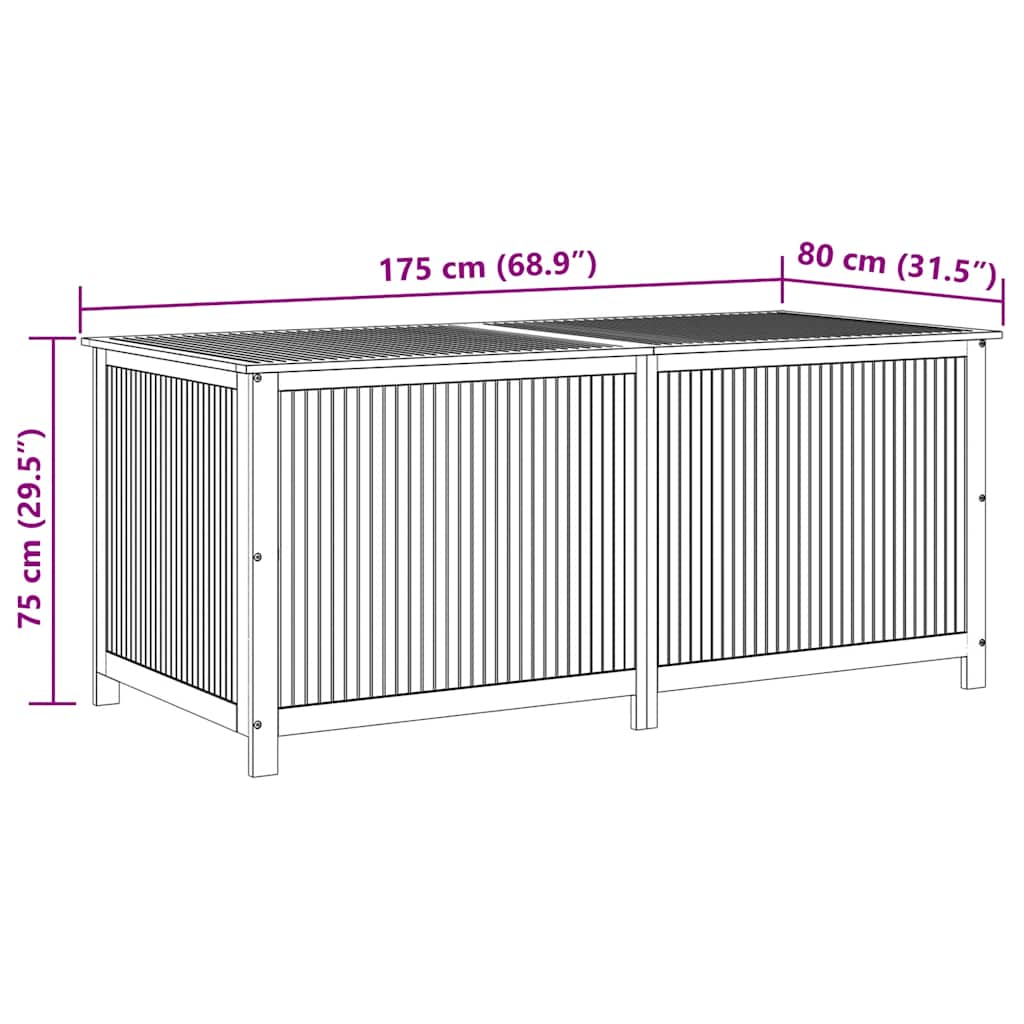 Dynbox Massivt Akaciaträ