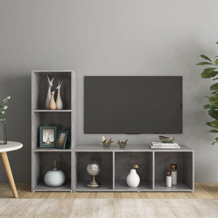 Tv-Skåp 2 St 72X35X36,5 Cm Konstruerat Trä