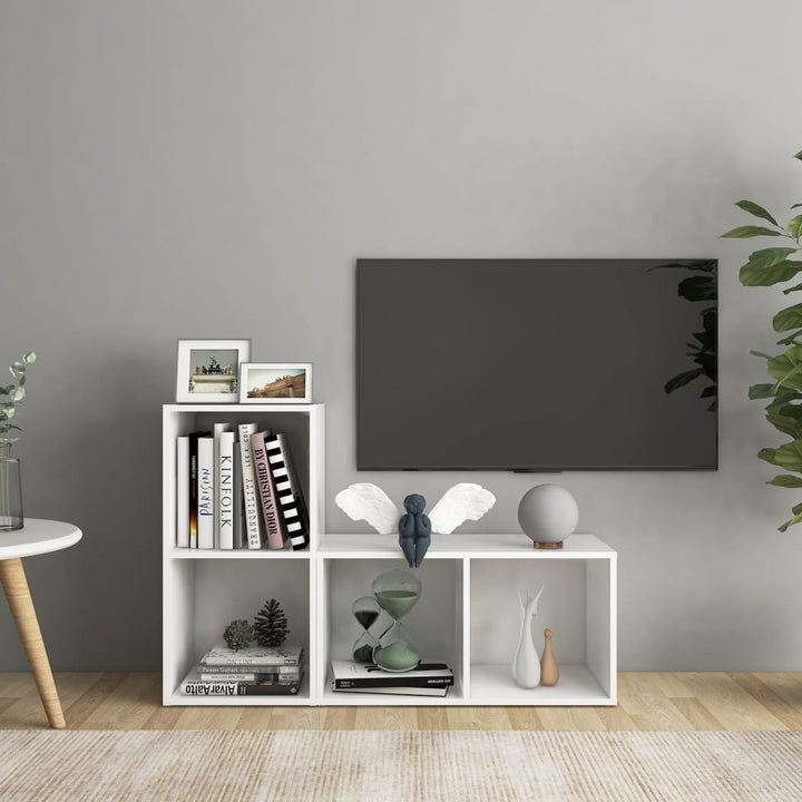 Tv-Skåp 2 St 72X35X36,5 Cm Konstruerat Trä