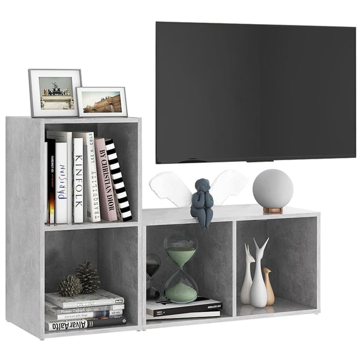 Tv-Skåp 2 St 72X35X36,5 Cm Konstruerat Trä