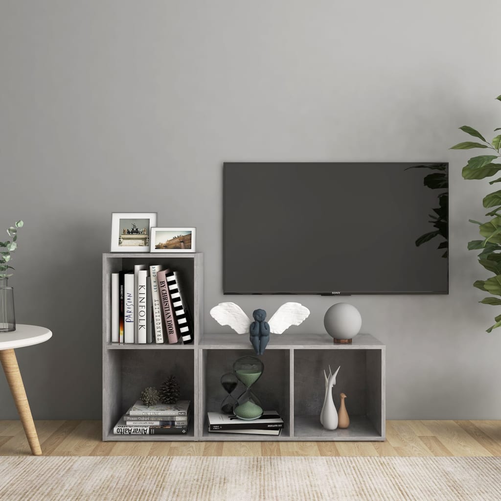 Tv-Skåp 2 St 72X35X36,5 Cm Konstruerat Trä