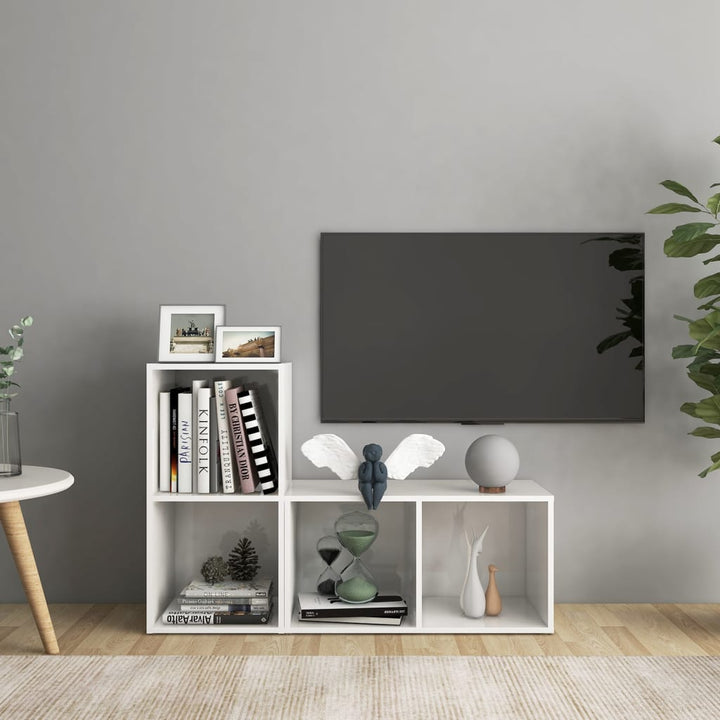 Tv-Skåp 2 St 72X35X36,5 Cm Konstruerat Trä