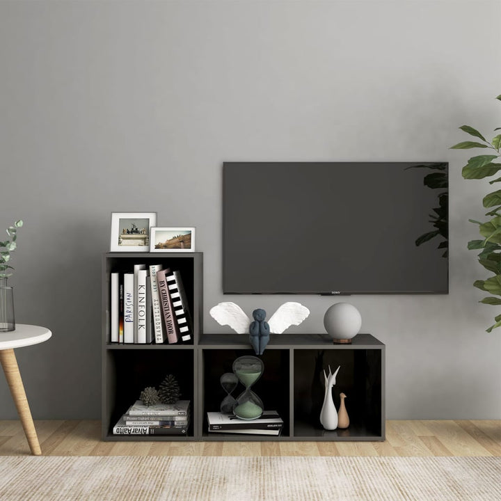 Tv-Skåp 2 St 72X35X36,5 Cm Konstruerat Trä