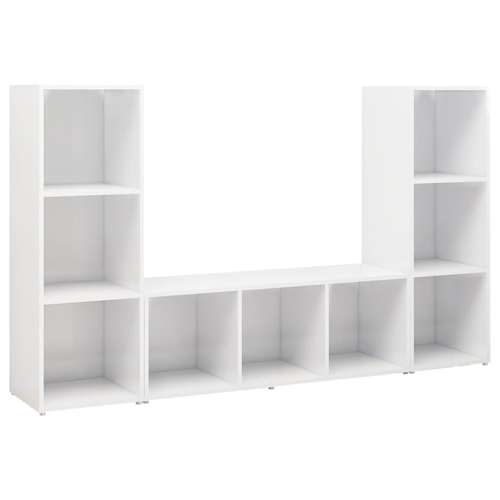 | Tv-Skåp | 3 Pcs 37 X 35 X 107.5 Cm