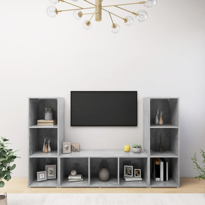 | Tv-Skåp | 3 Pcs 37 X 35 X 107.5 Cm