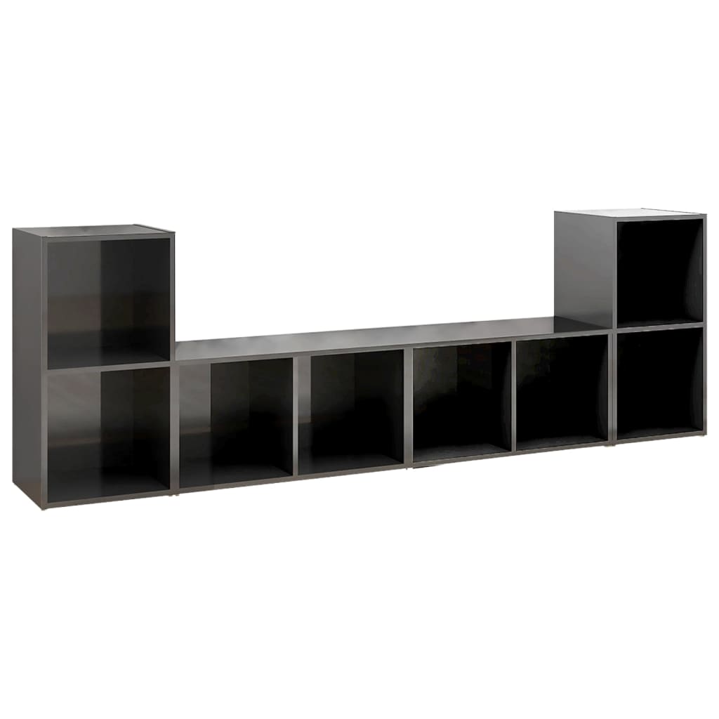Tv-Skåp 4 St 72X35X36,5 Cm Konstruerat Trä