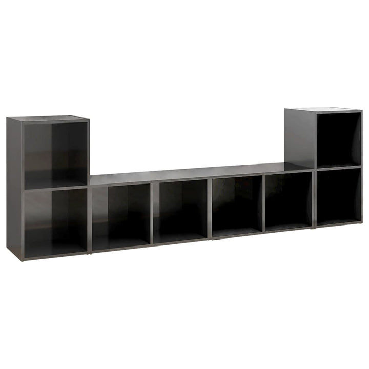 Tv-Skåp 4 St 72X35X36,5 Cm Konstruerat Trä
