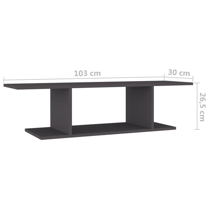 Väggmonterat Tv-Skåp 103X30X26,5 Cm