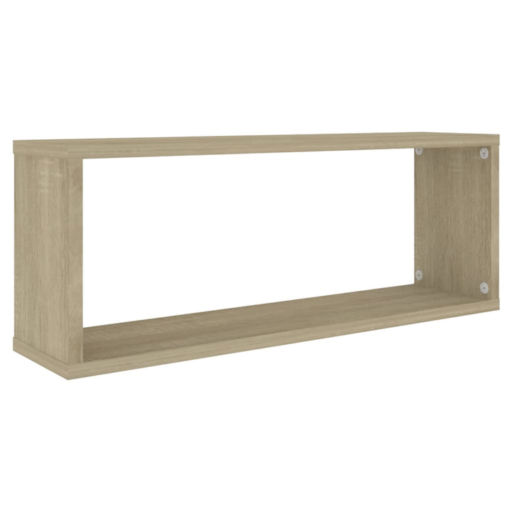 Vägghyllor 2 St Sonoma-Ek 60X15X23Cm Konstruerat Trä